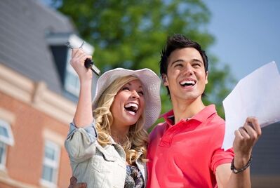 people cheering