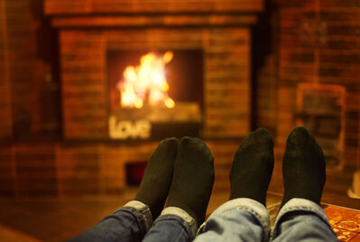 cosy by the fire