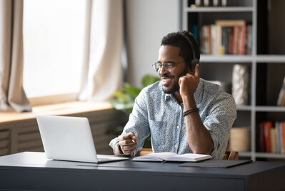 Man on laptop