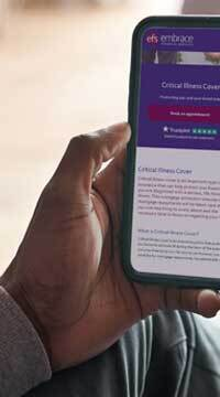 EFS website on phone