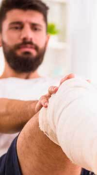Young man injured
